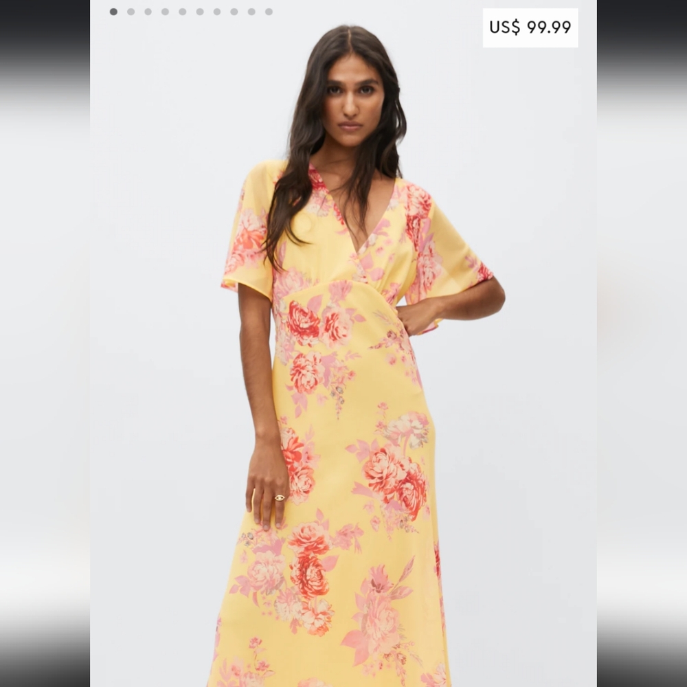 Mango Floral Dress